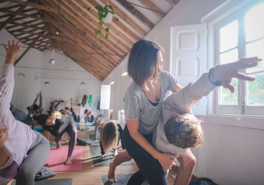 Aula de yoga